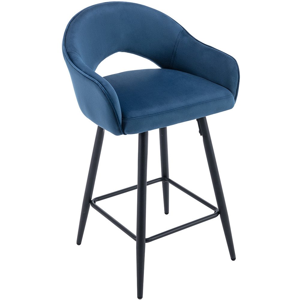 WAHSON OFFICE CHAIRS Barhocker Samt 2er günstig online kaufen