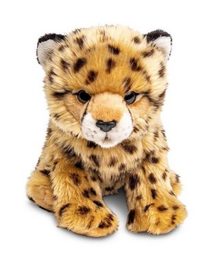 Uni-Toys Kuscheltier Gepard Junges, sitzend - 22 cm (Höhe) - Plüsch-Wildtier - Plüschtier, zu 100 % recyceltes Füllmaterial