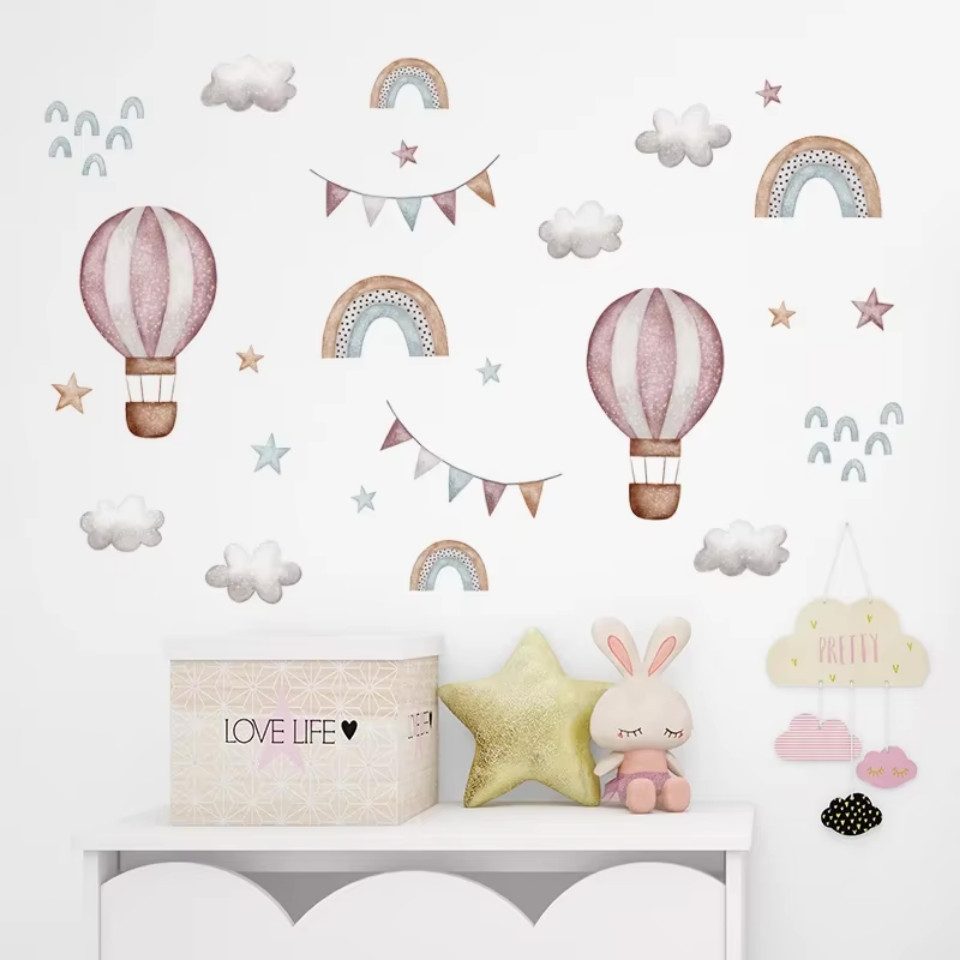 Montegoni Wandsticker Aquarell Rosa ballon & günstig online kaufen