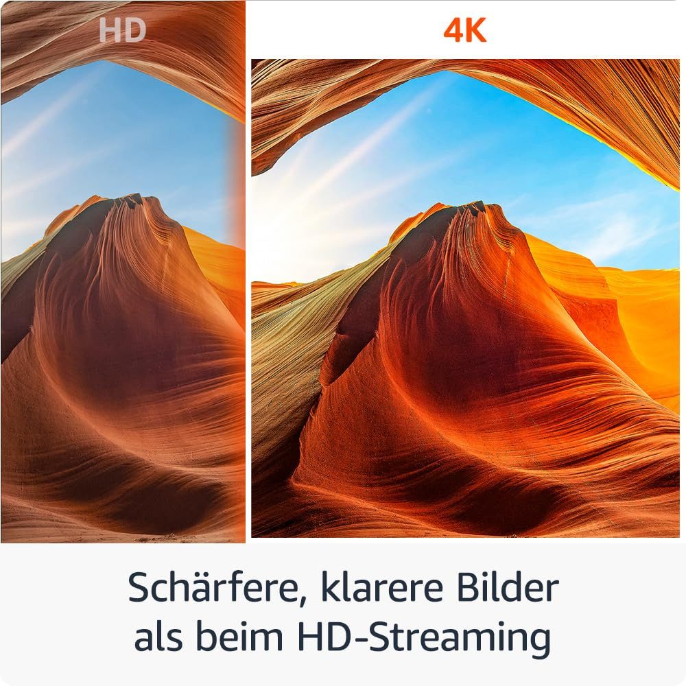 Amazon Streaming Boxen Fire TV Stick 4K, 4K Ultra HD Streaming, Alexa-Sprachsteuerung