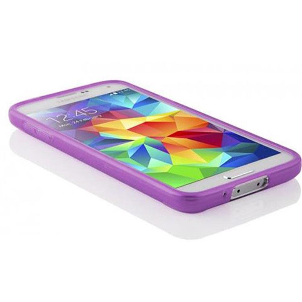 Cadorabo Handyhülle für Samsung Galaxy S5 / S5 NEO Hülle Samsung Galaxy S5 / S5 NEO, Flexible TPU Silikon Handy Schutzhülle - Hülle - ultra slim