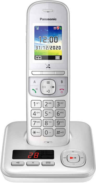 Panasonic KX-TGH720 Schnurloses DECT-Telefon (Mobilteile: 1, mit Anrufbeantworter)
