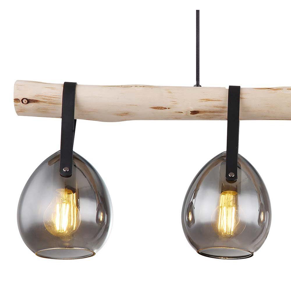 Deckenlampe nicht Hängeleuchte, Esstischlampe Pendellampe Holz inklusive, Glas Retro Hängelampe Leuchtmittel etc-shop