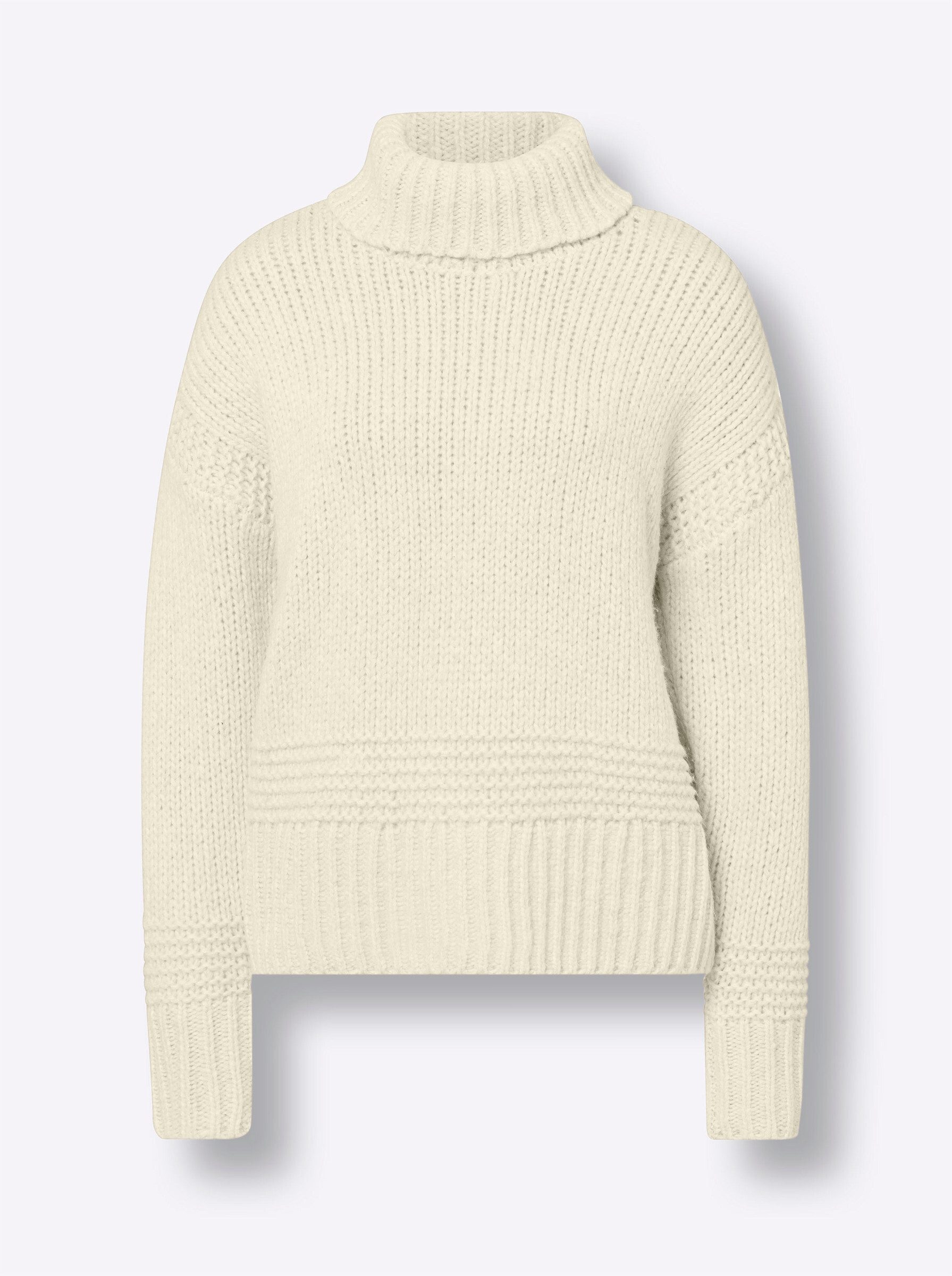 Strickpullover Pullover Langarm Struktur