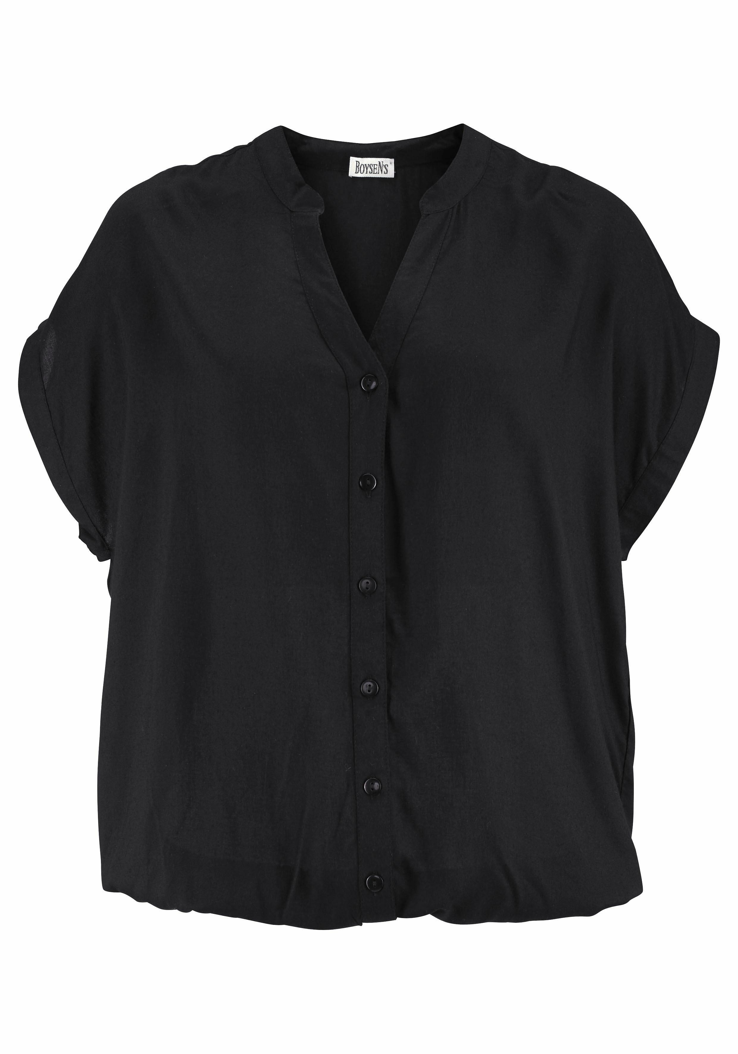 Boysen's Hemdbluse im Oversized-Style mit Ballonsaum. € 24,99, (€ 24,99 pro 1 Stk).