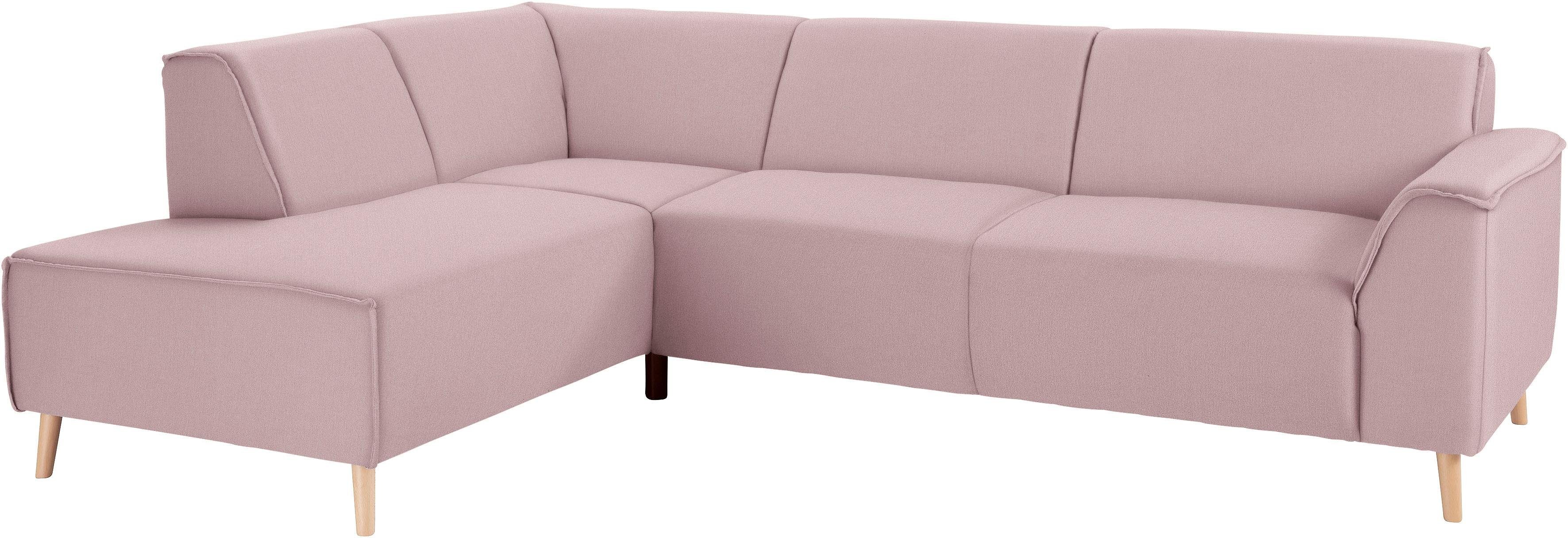 andas Ecksofa Janek L-Form, mit Federkern günstig online kaufen