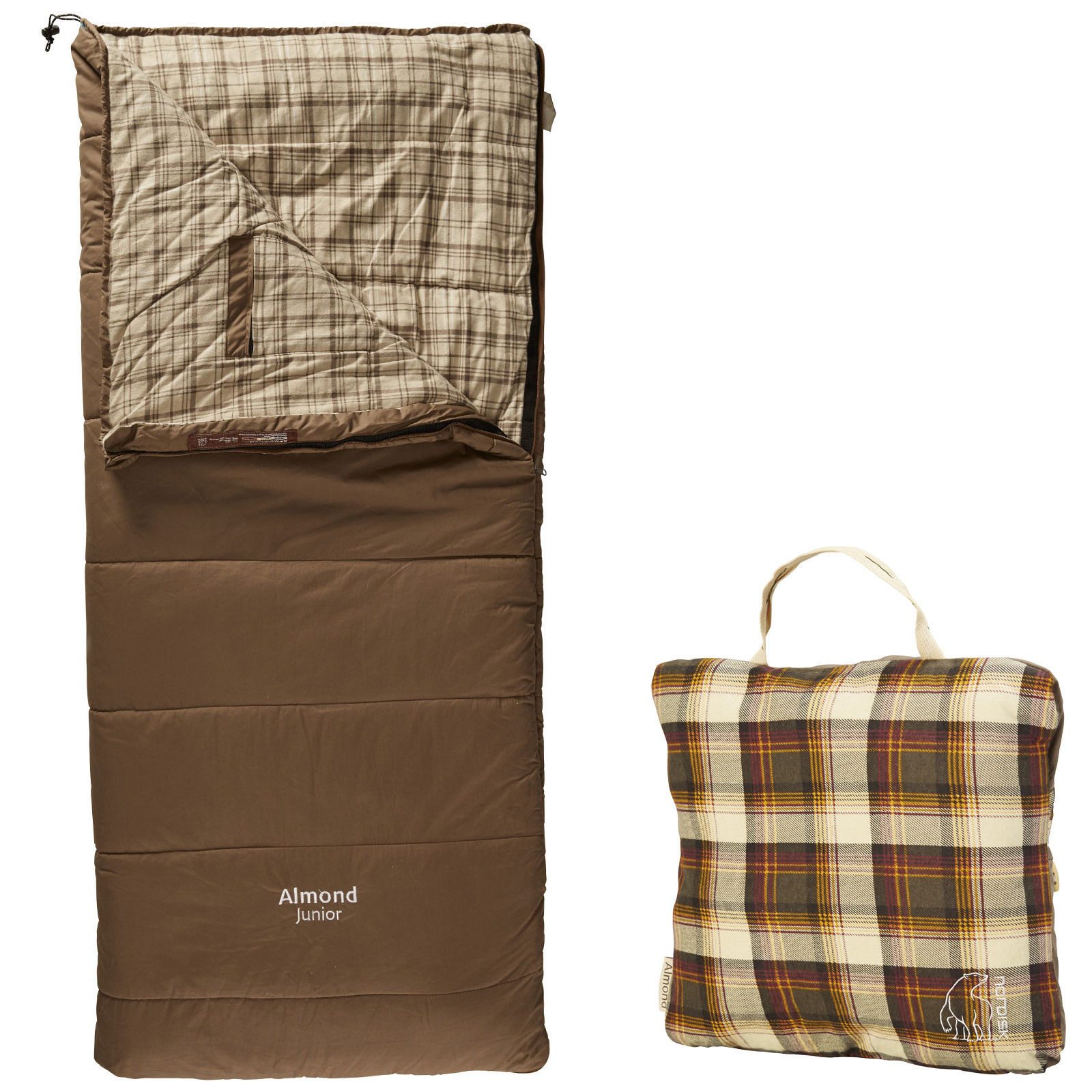 Nordisk Kinderschlafsack Kinder Schlafsack Almond Junior, Kinderschlafsack Decke 100% Baumwolle