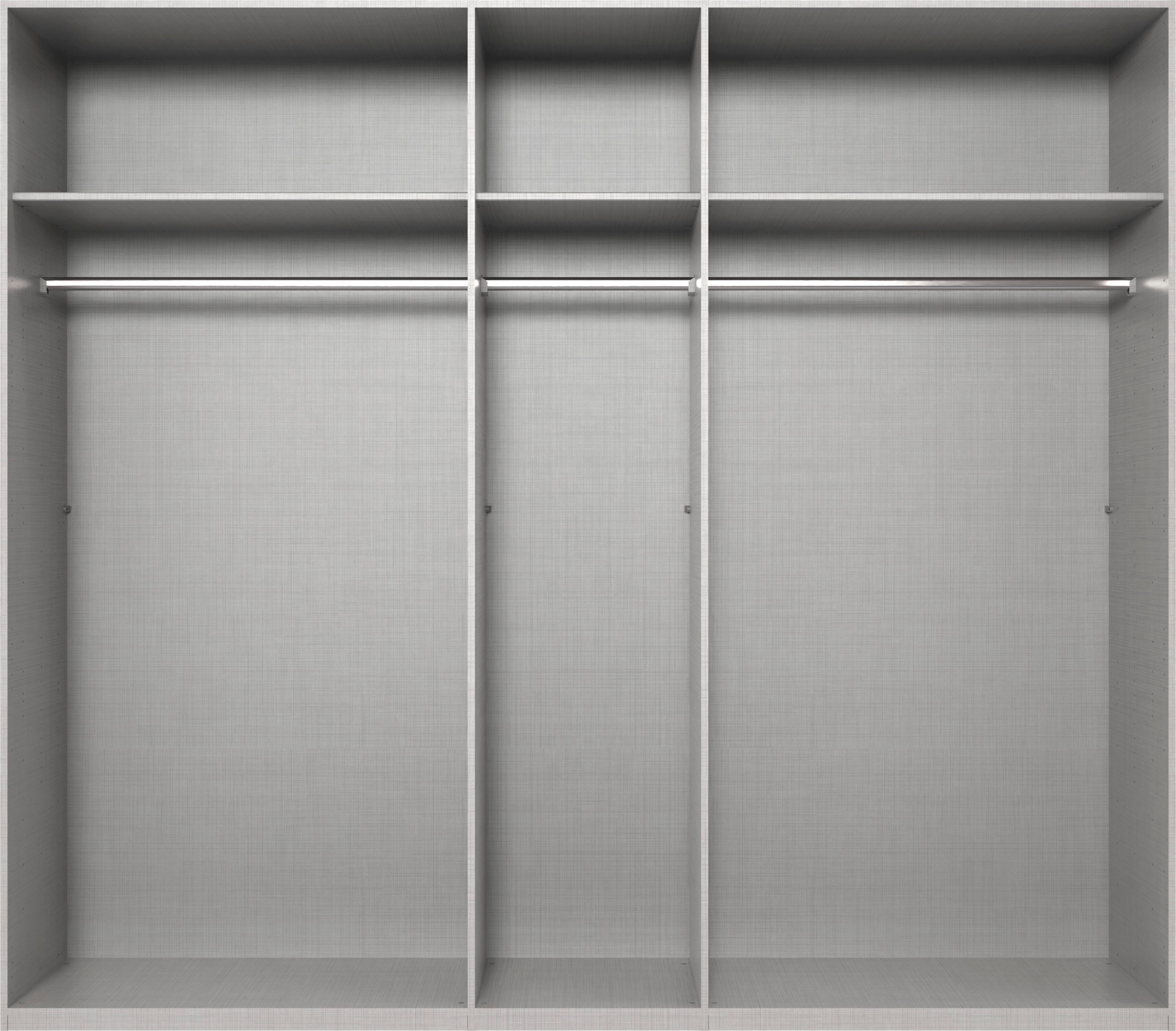 Wimex Kleiderschrank Stockholm, rustikale Optik im Industrial Design, Made in Germany mit Spiegel, 225x58x210 cm, Made in Germany