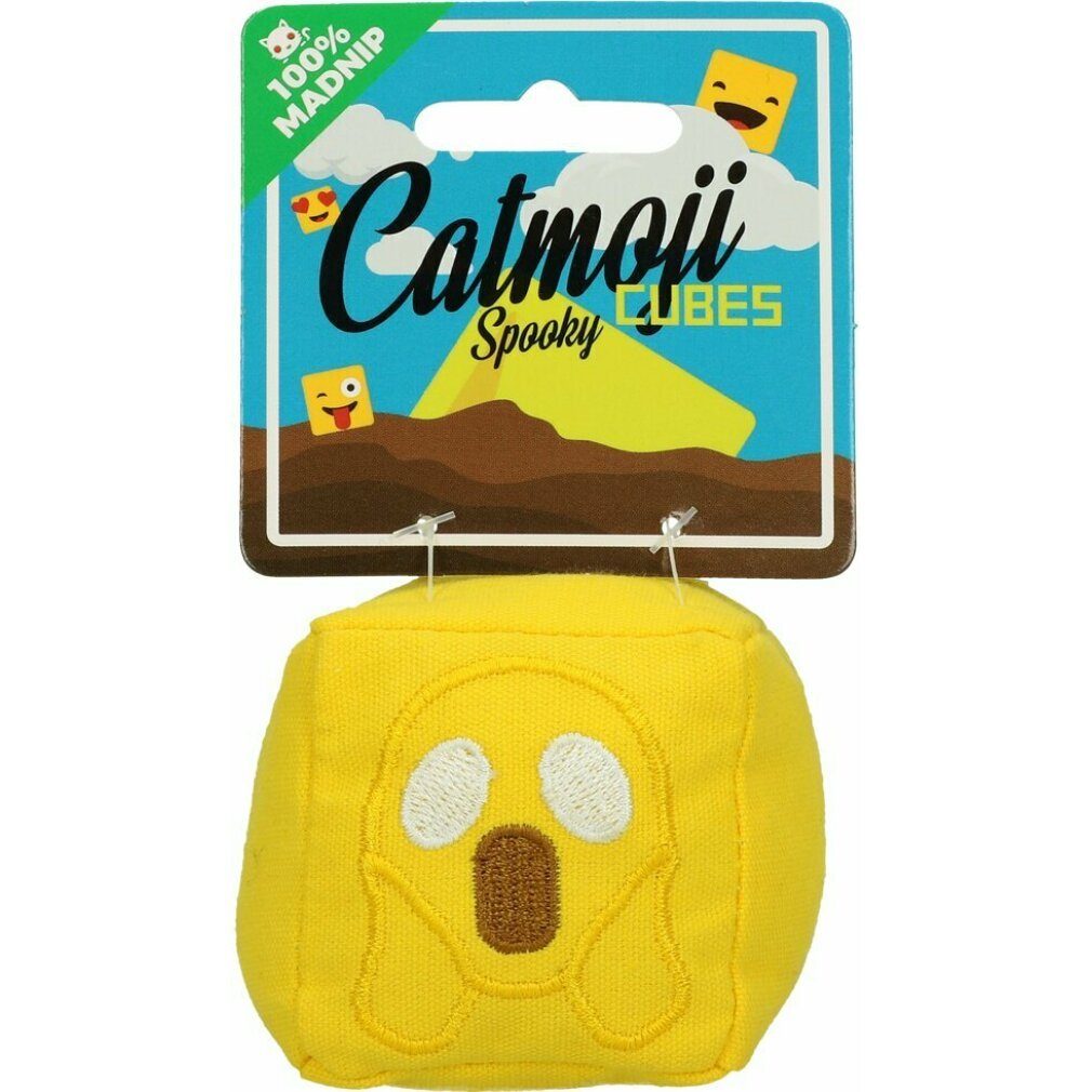 Tierkuscheltier Emoji Cat Cube Spooky (mit MadNip)