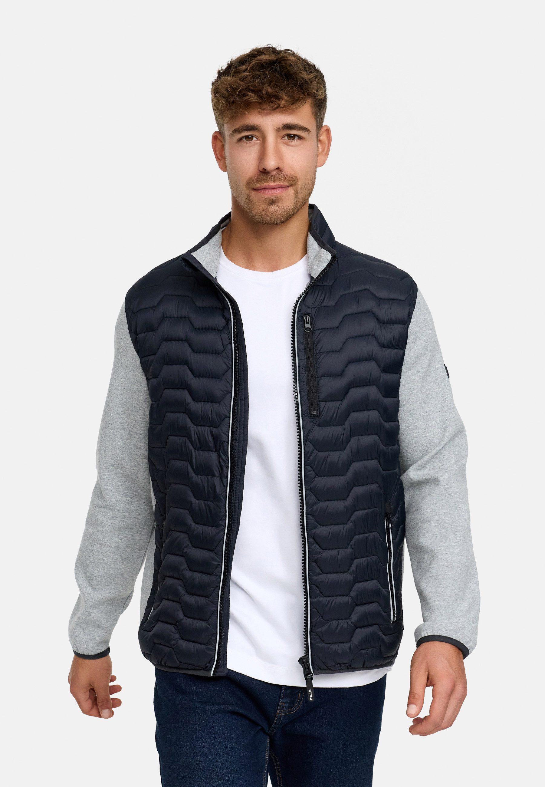 Indicode Sweatjacke Herren INErlando Herrenjacke Reißverschluss Sweatjacke günstig online kaufen
