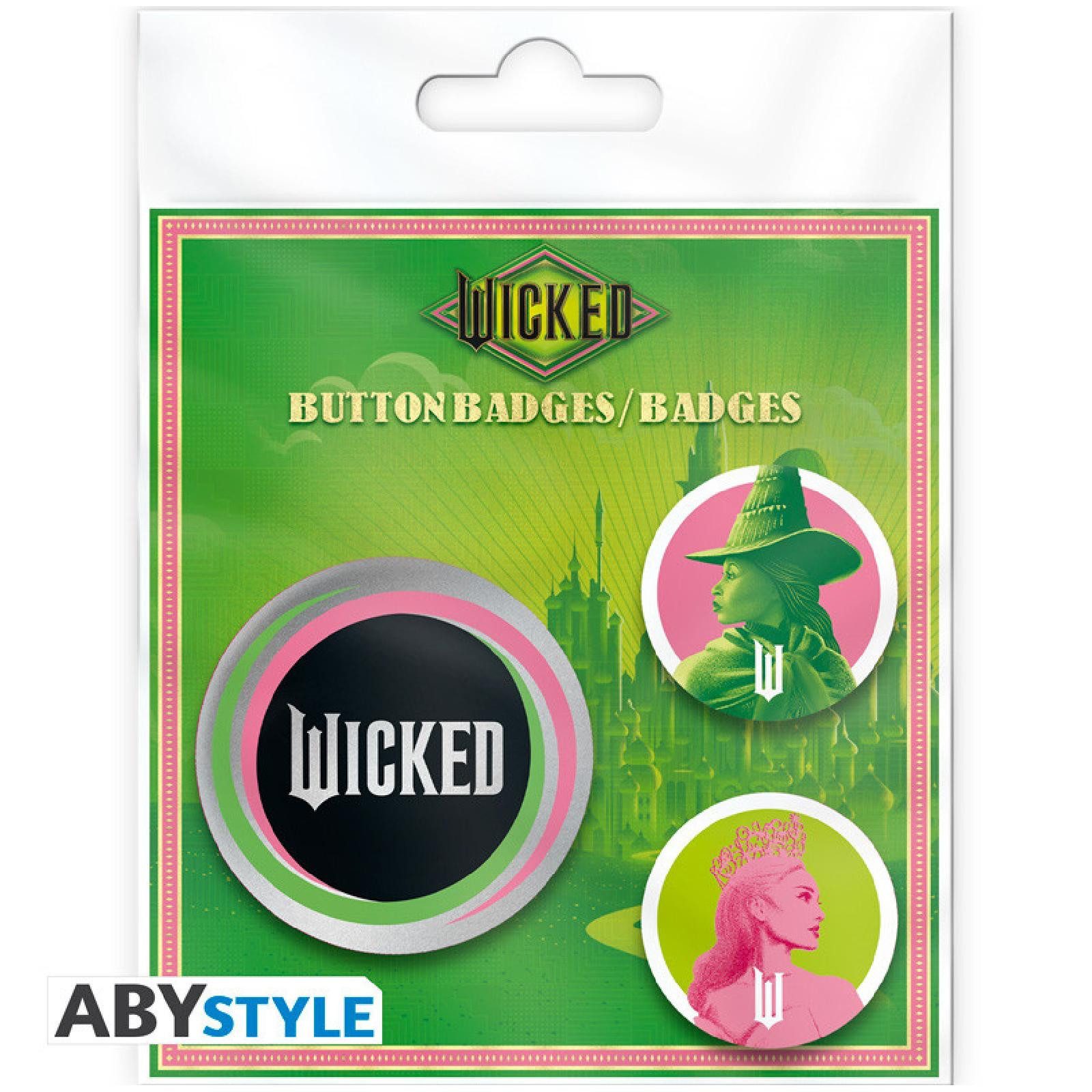 ABYstyle Pins WICKED - Badge Pack - Elphaba & Glinda