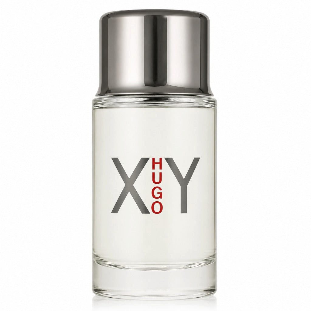 BOSS Duft-Set XY Man EDT – Frisch Holzig Aromatisch + Parfümzerstäuber (leer)