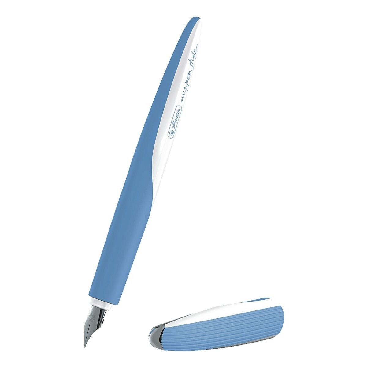 Herlitz Füllhalter my.pen Color Blocking, für Rechts- und Linkshänder geeignet