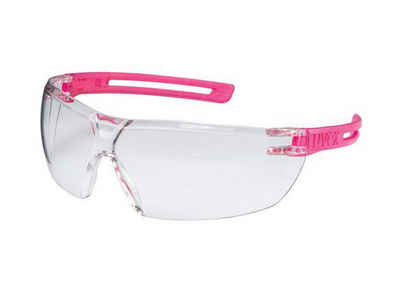 Uvex Brille uvex x-fit Bügelbrille rosa innen beschlagfrei, außen extrem kratzfest, Gewicht 23 g