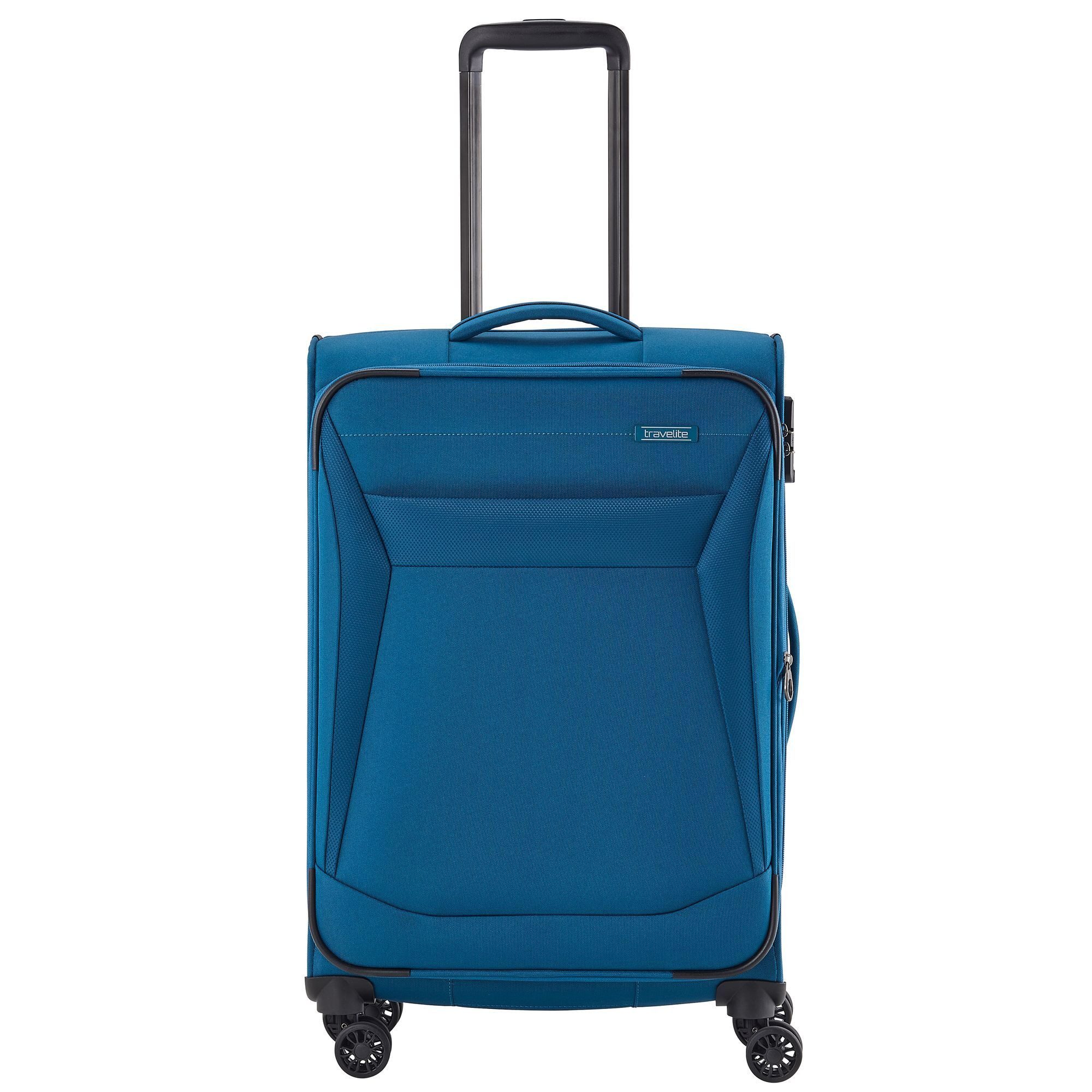 travelite Weichgepäck-Trolley Chios, 4 Rollen, Polyester