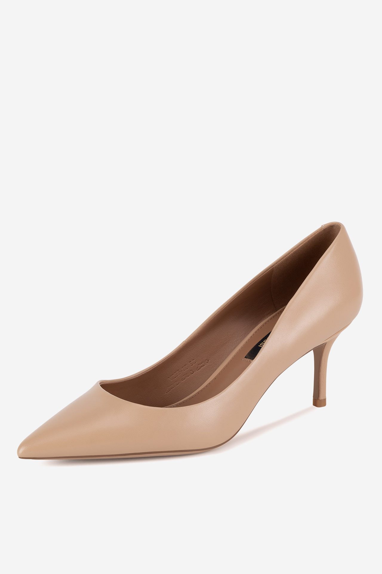 GINO ROSSI Gino Rossi V255‑03 – Elegante Damen-Pumps aus Echtleder in Beige Pumps Weiches Innenmaterial