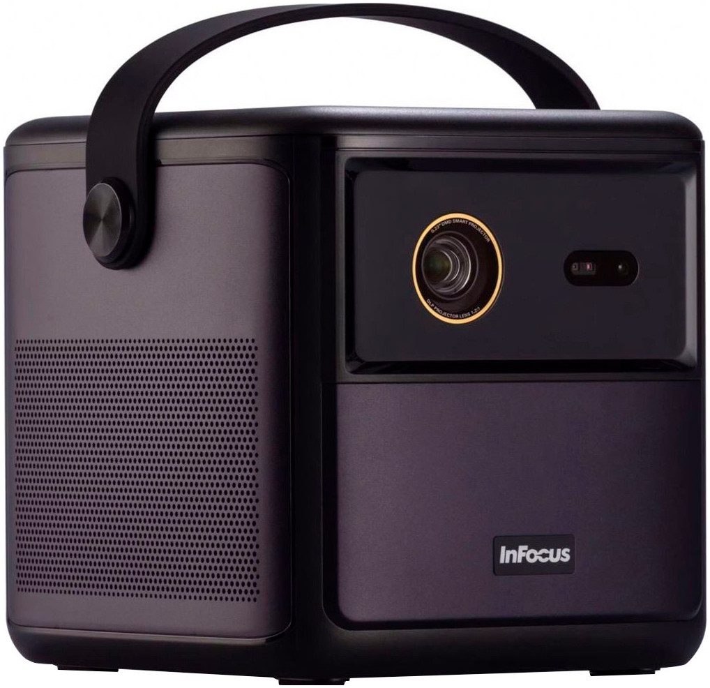 Infocus Beamer mit LED, Full HD, 450 ISO-Lumen, HDR10, 3D, Google TV, WLAN Beamer (450 lm, 1920 x 1080 px)