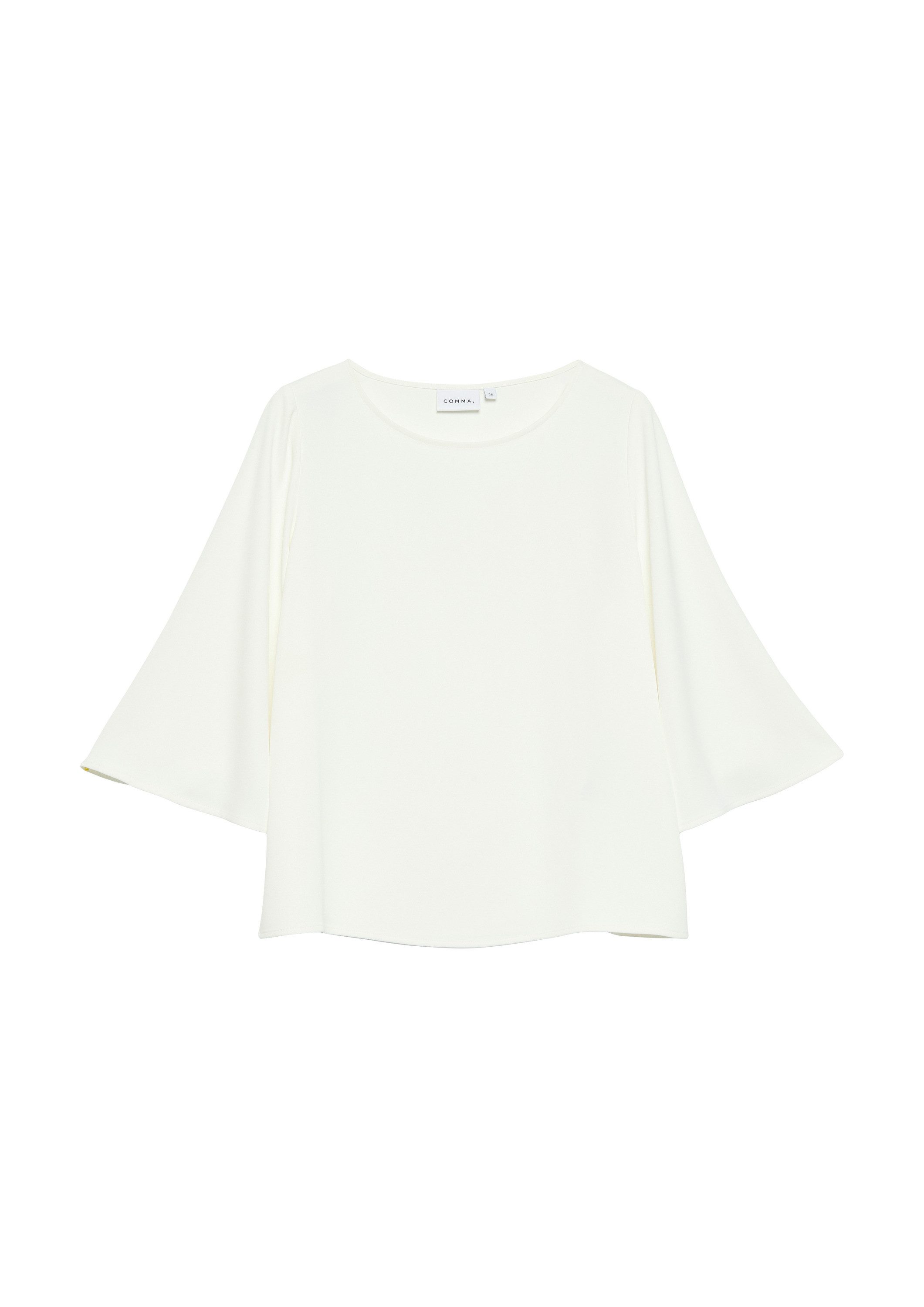 comma Kurzarmbluse Bluse Fließende Bluse mit weitem Ärmel günstig online kaufen