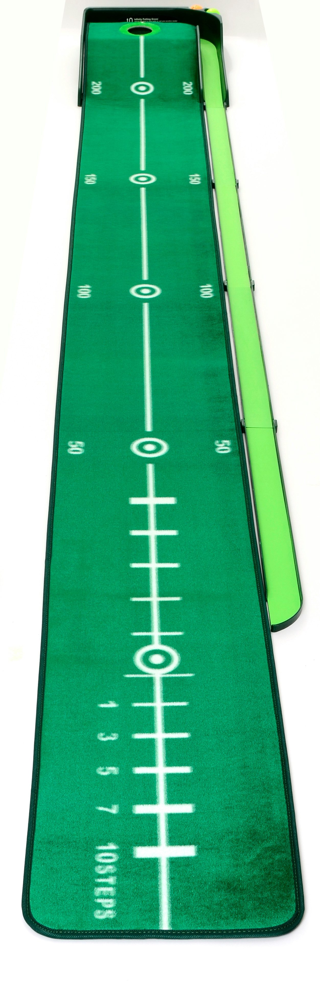 Puttingmatte Puttingmatte Infinity Green mit Ballrücklaufschiene