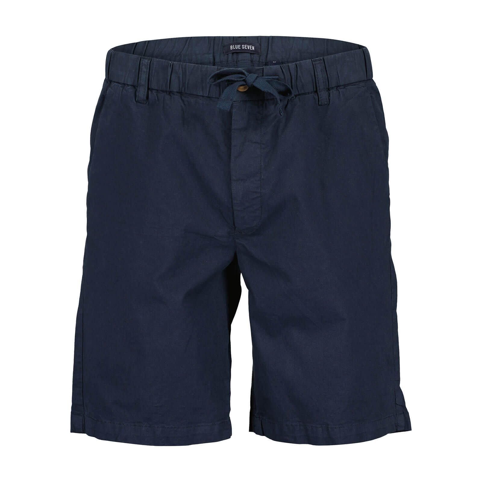 Blue Seven Bermudas 343578 Herren Twill Bermuda mit elastischem Bund - Unifarbene Kurze Hose