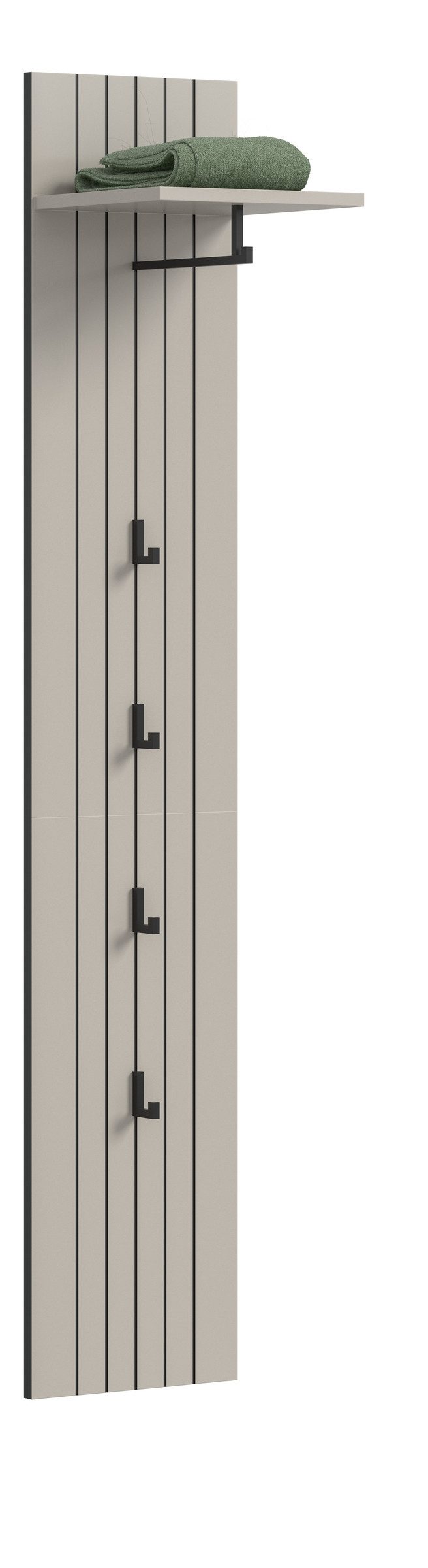 freiraum Garderobenpaneel Station, in kaschmir - 31x160x27cm (BxHxT)