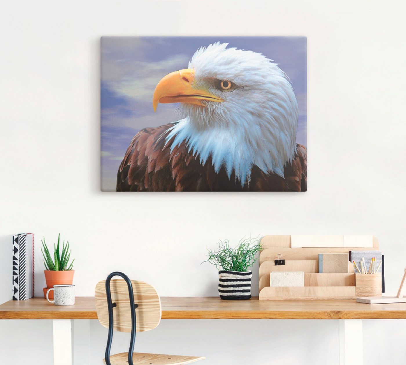 Artland Wandbild »Weißkopfseeadler«, Vögel (1 Stück), in vielen Größen & Produktarten -Leinwandbild, Poster, Wandaufkleber / Wandtattoo auch für Badezimmer geeignet-kaufen