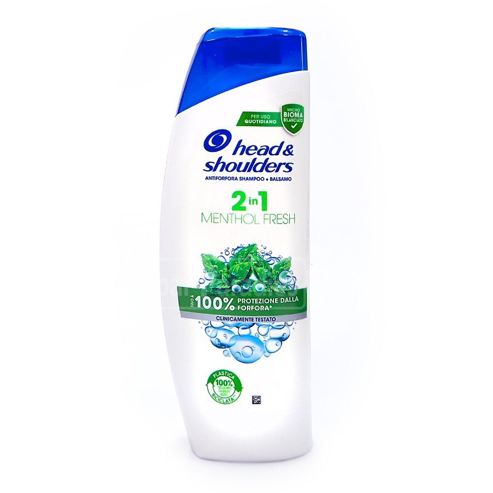 Head & Shoulders Anti-Schuppen Shampoo Menthol Fresh – 500 Ml, Für Normales Bis Fettiges Haar