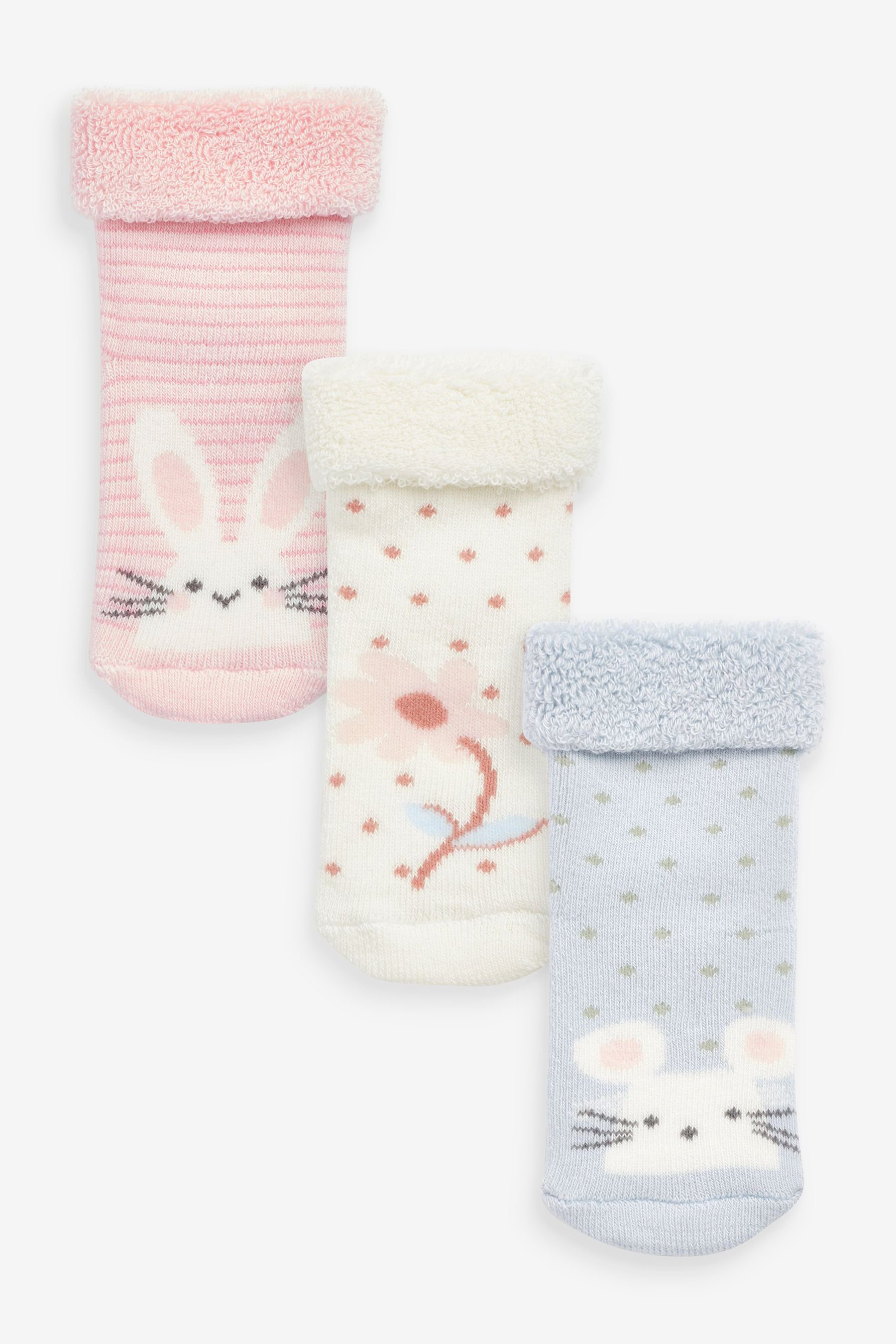 Next Kurzsocken Babysocken aus Frottee im 3er-Pack (3-Paar), Mode und  Accessoires für die ganze Familie