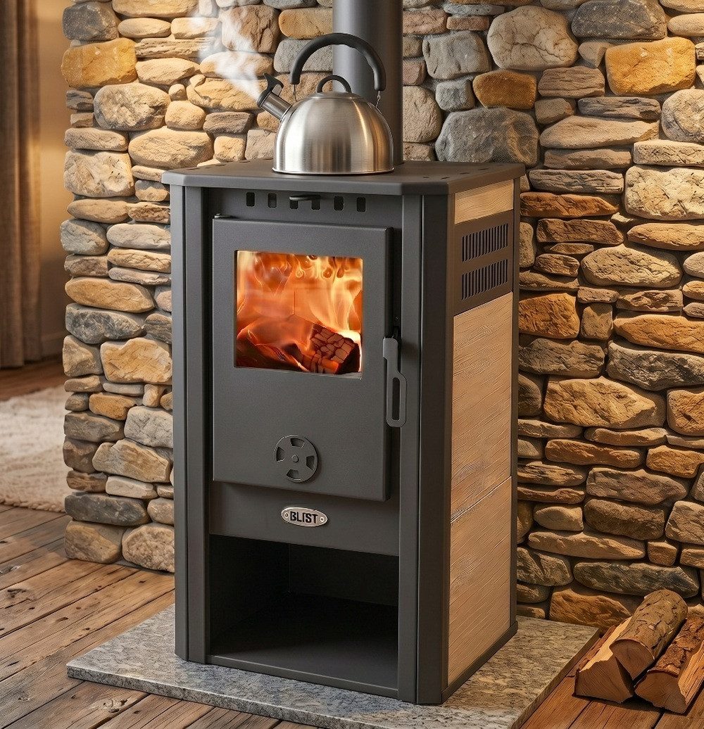 Blist Kaminofen Atene S 4.0 Keramik Creme, 7,5 kW