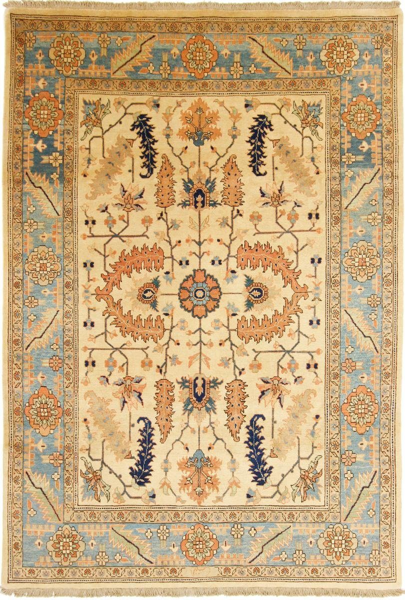Orientteppich Isfahan Modern 203x296 Handgeknüpfter Orientteppich / Perserteppich, Nain Trading, rechteckig, Höhe: 8 mm