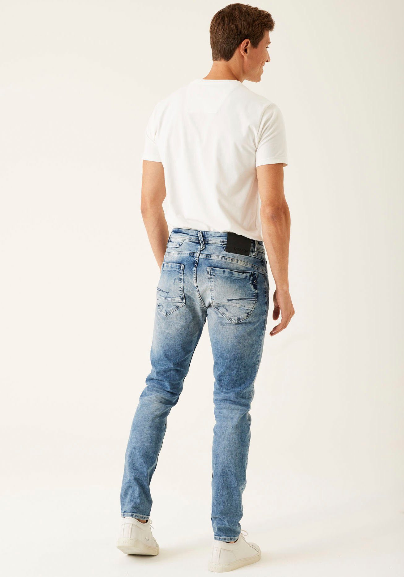 5-Pocket-Jeans in used Garcia Rocko verschiedenen vintage Waschungen