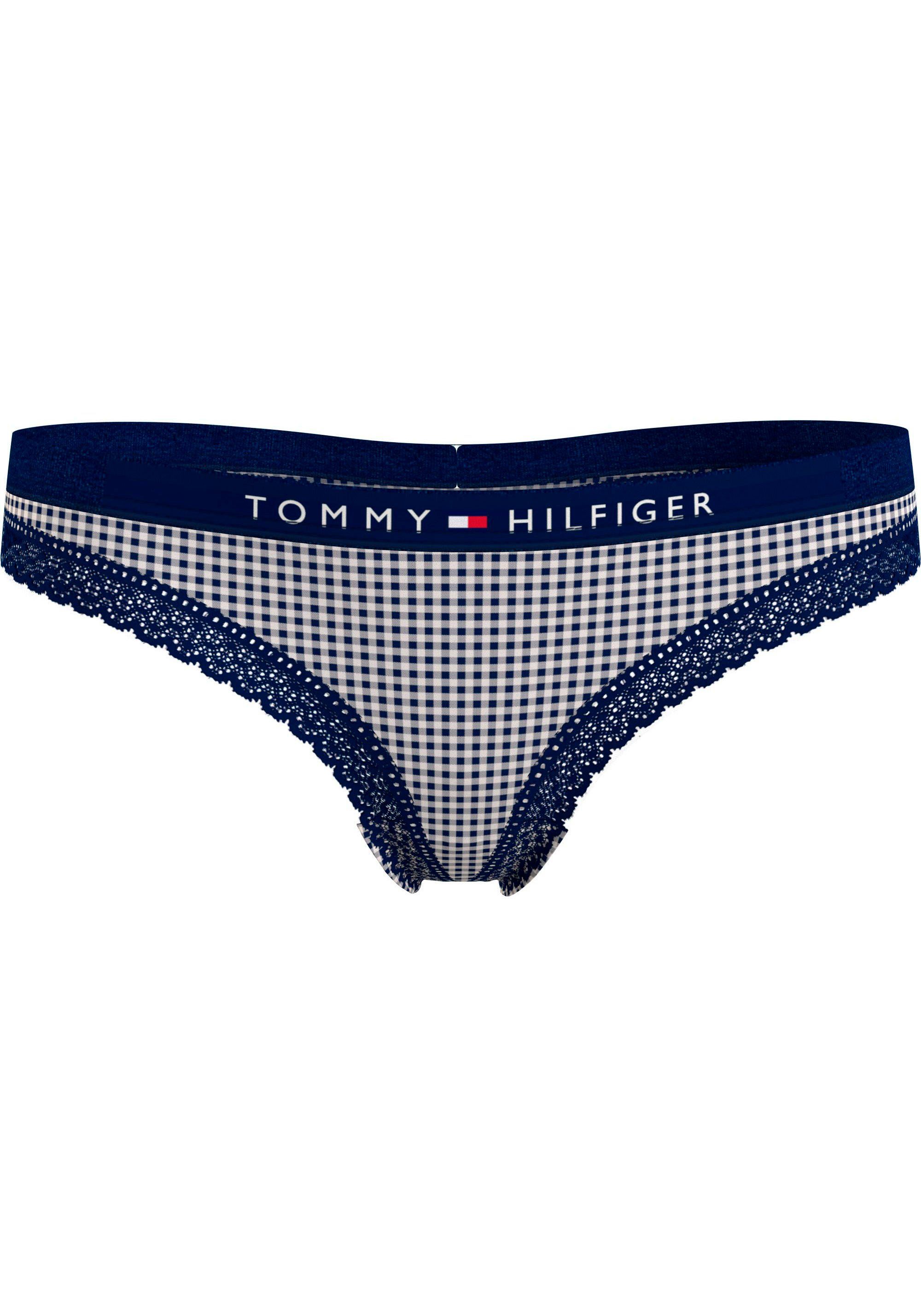 Logoschriftzug Tommy PRINT Underwear Bund am T-String THONG mit Hilfiger