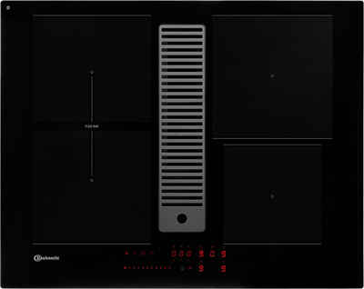 BAUKNECHT Kochfeld mit Dunstabzug BVH 2065B F KIT, inkl. komplettem Installations-Zubehör für Kanalführung