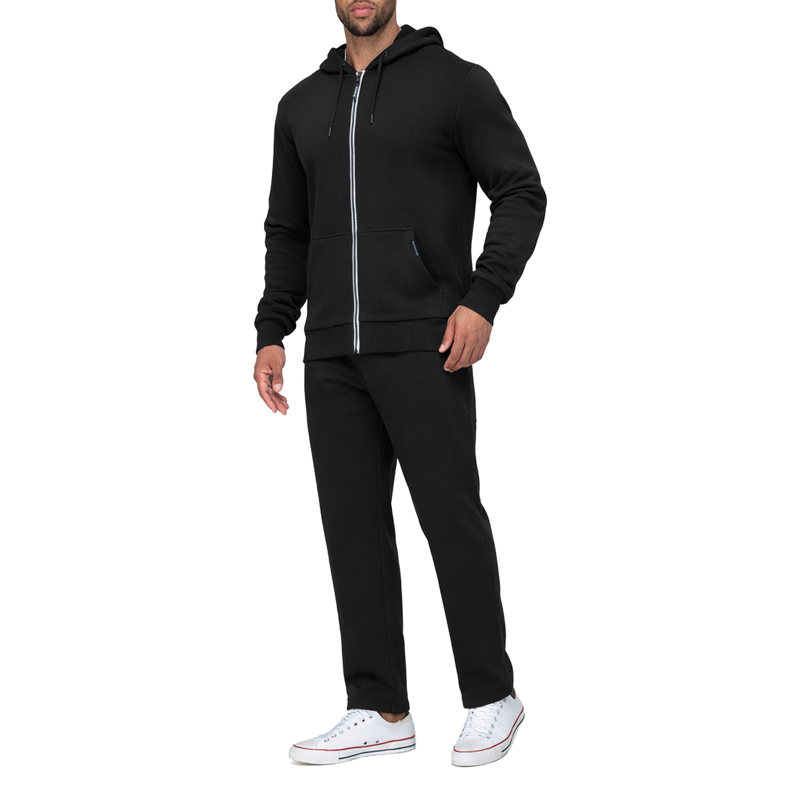 Basisstoff Trainingsanzug Laufforest Herren Jogging Anzug Trainingsanzug Hausanzug für Männer
