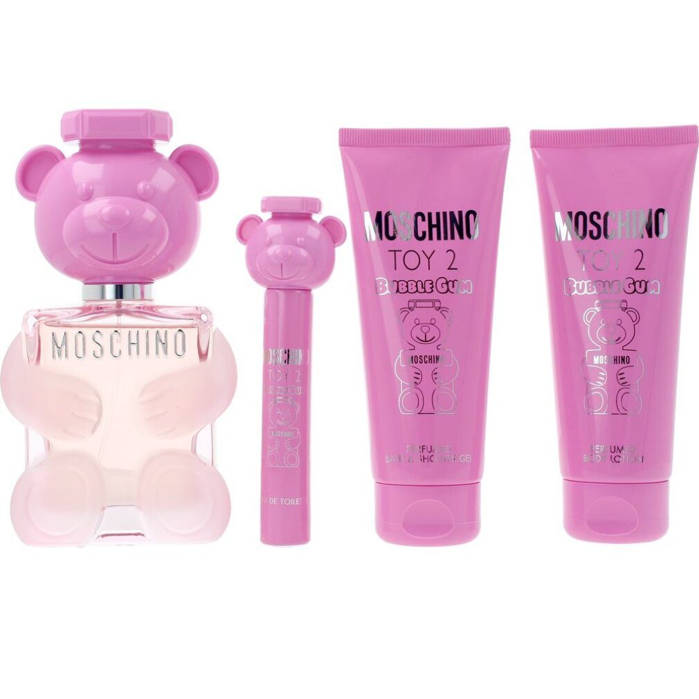 Moschino Duft-Set Toy 2 Bubblegum Eau de Toilette Spray 100ml Set 4 Artikel