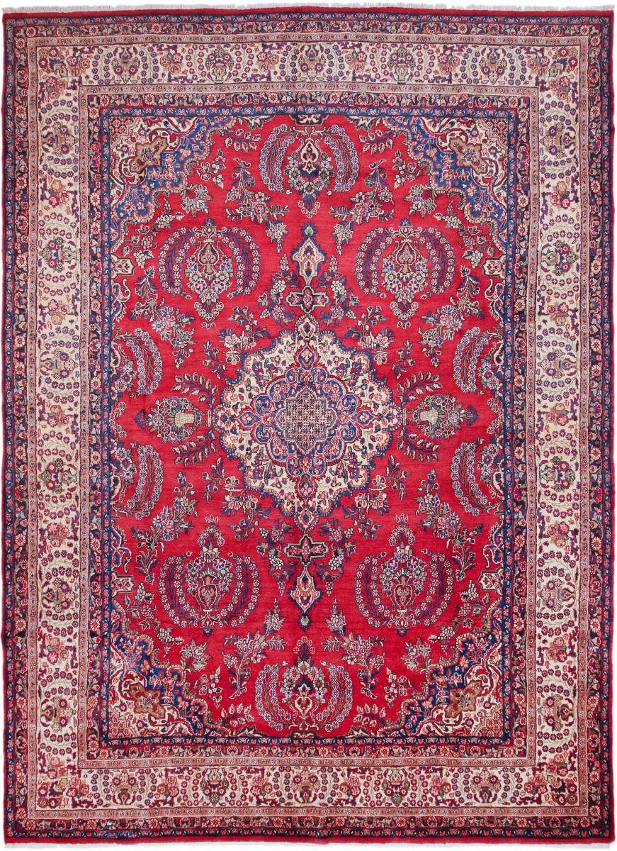 Orientteppich Hamadan 313x436 Handgeknüpfter Orientteppich / Perserteppich, Nain Trading, rechteckig, Höhe: 8 mm | Kurzflor-Teppiche