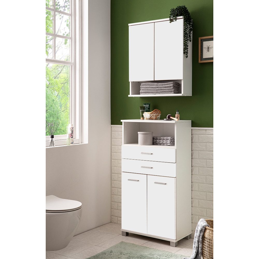 Lomadox Hängeschrank PROVIDENCE-80 2-türig, weiß matt, günstig online kaufen