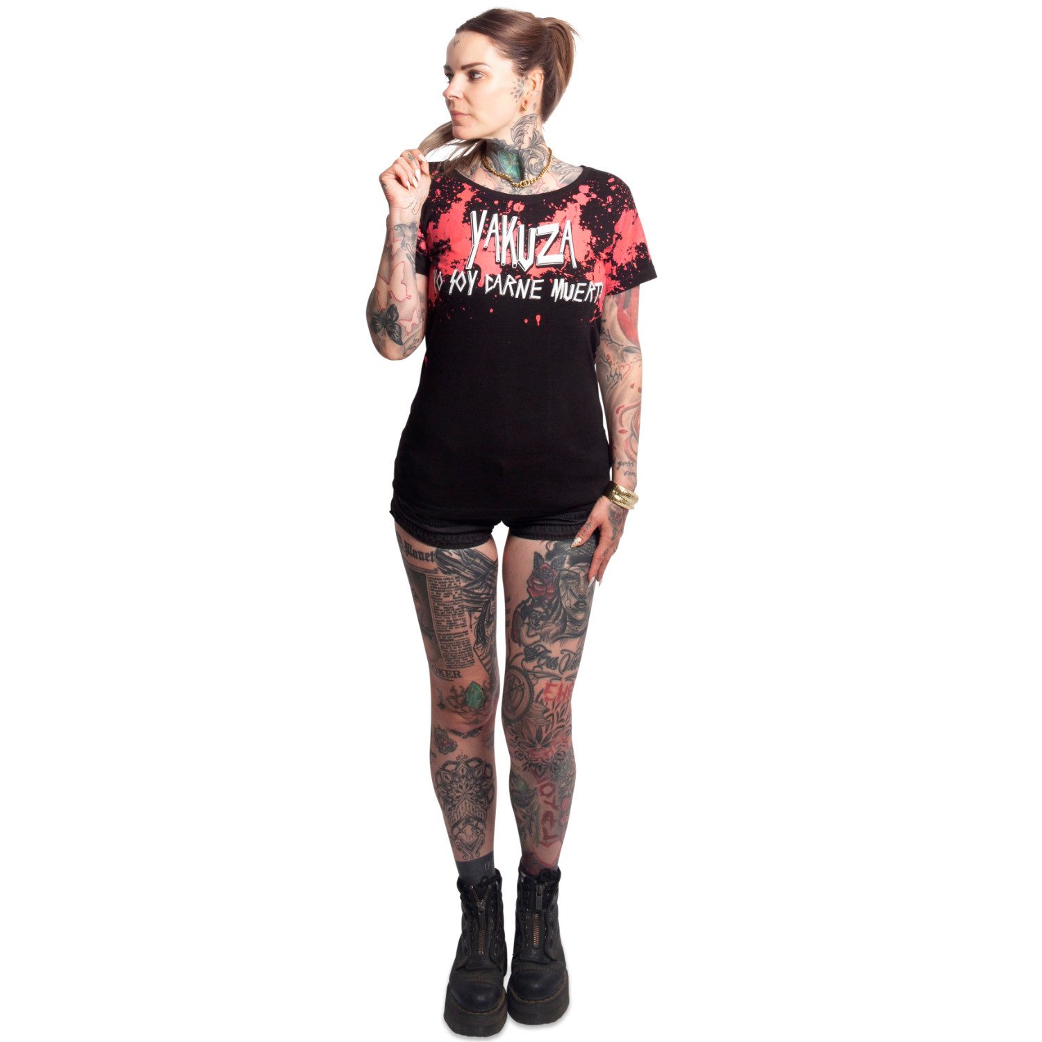 YAKUZA Rundhalsshirt Carne