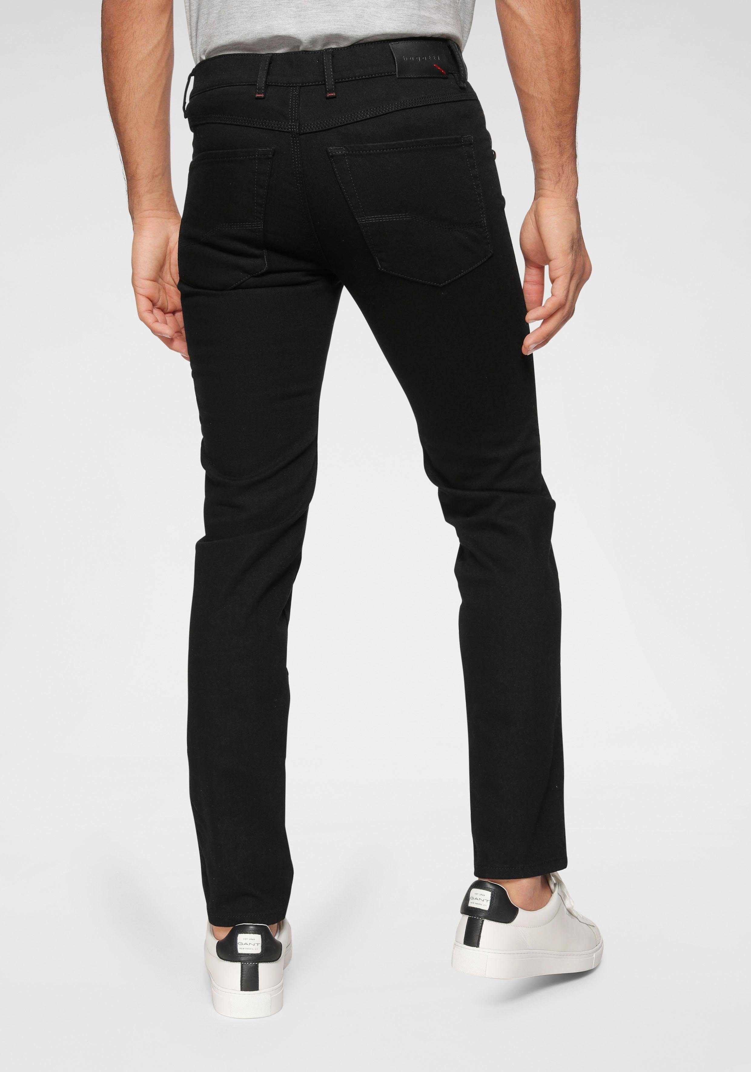 bugatti an sich black34 Flexcity Bewegung der Regular-fit-Jeans passt