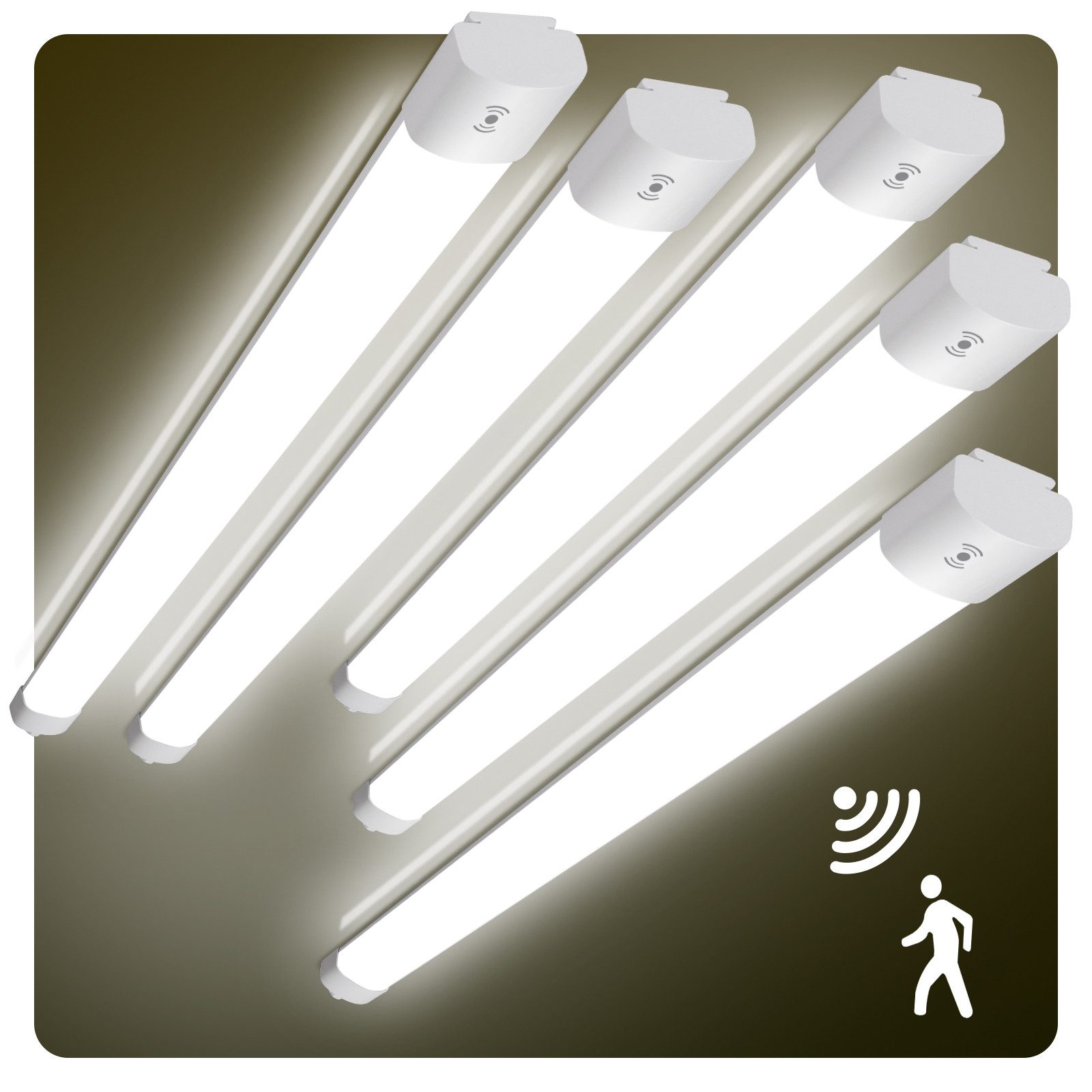 Oraymin Deckenleuchte Feuchtraumleuchte LED 120cm mit günstig online kaufen