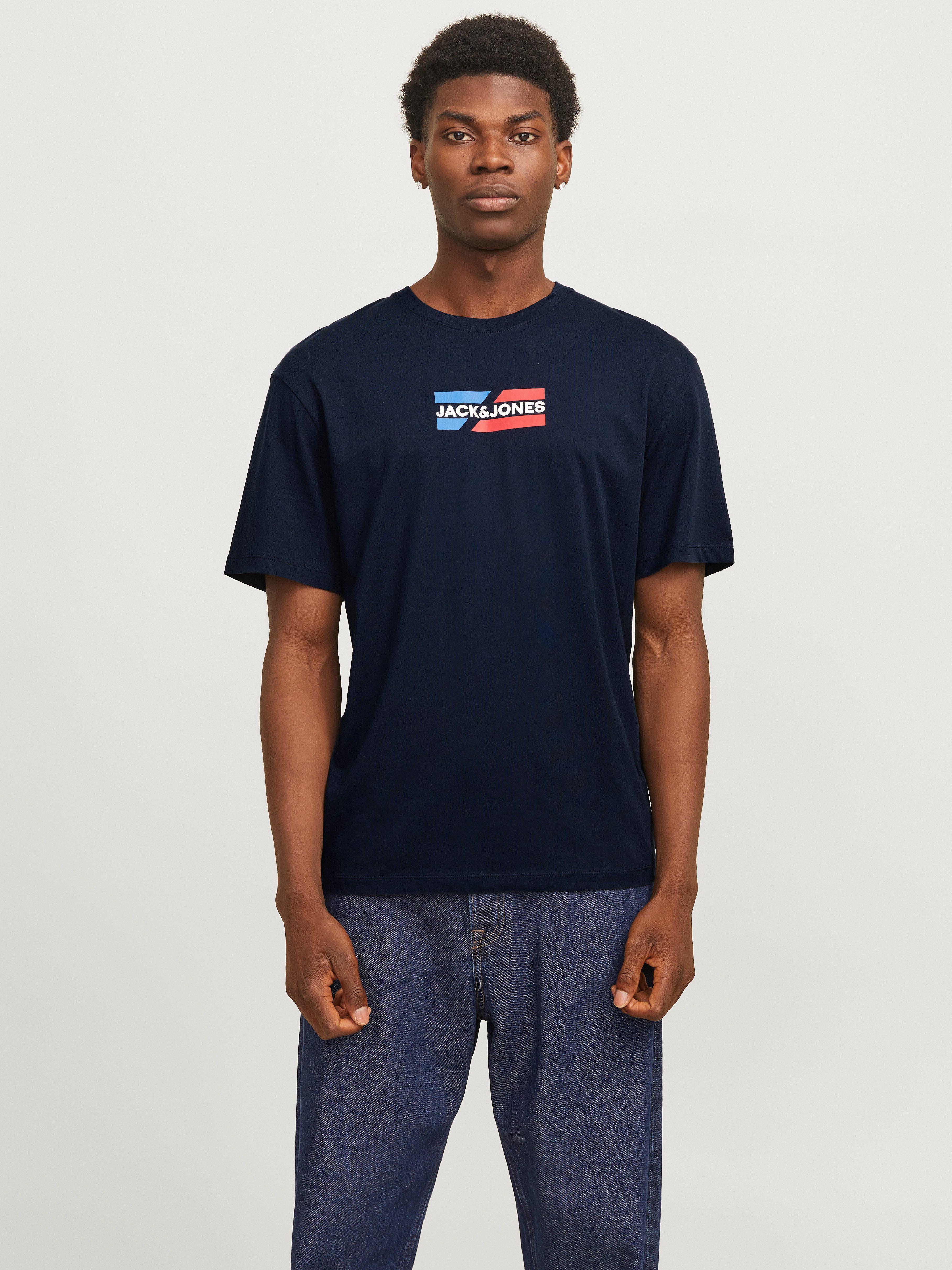 Jack & Jones Herren Rundhals T-Shirt JJCORP GRAPHIC TEE SS O-NECK - Regular günstig online kaufen