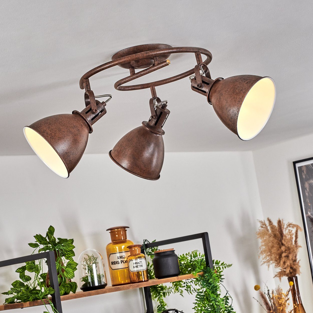 hofstein Deckenleuchte »Orroli« spiralförmige Deckenlampe aus günstig online kaufen