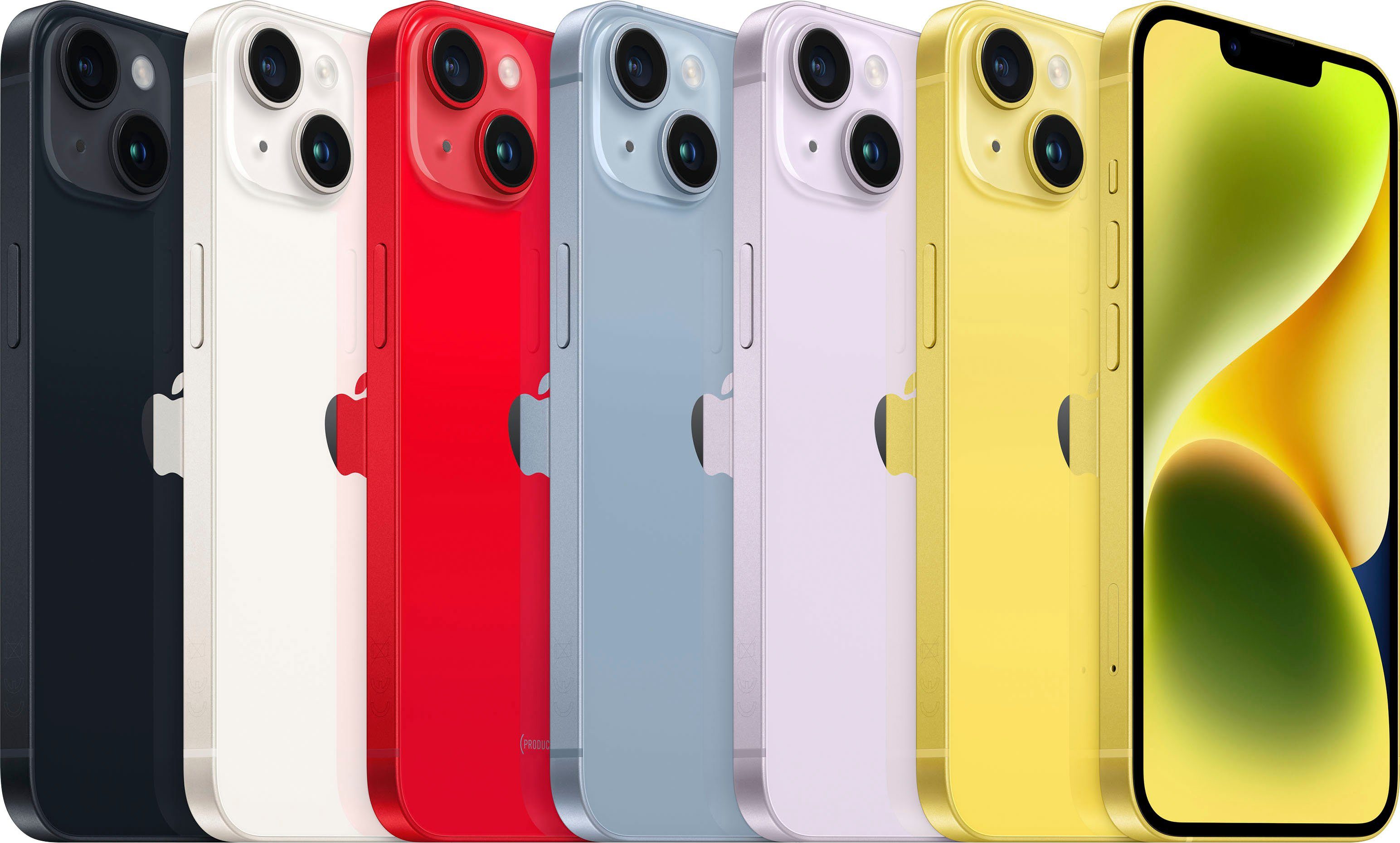 iPhone Zoll, (17 Smartphone gelb Speicherplatz, cm/6,7 Kamera) MP 12 Apple 128GB Plus 128 GB 14