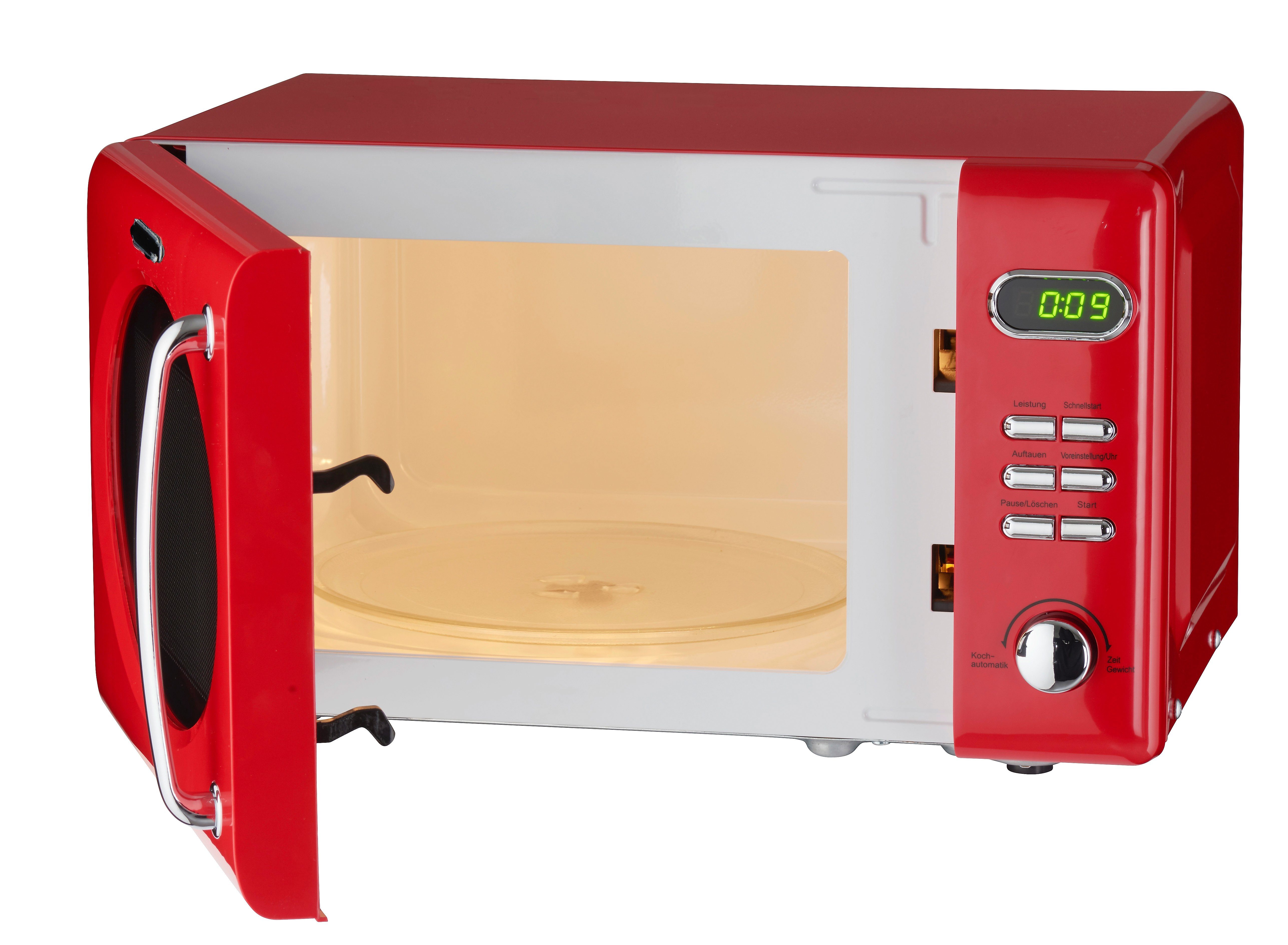 Wolkenstein Mikrowelle, Automatische Garprogramme 8, Auftaufunktion, 20,00 l, digitaler Timer