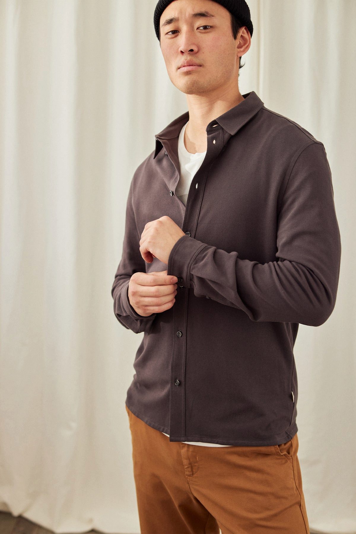 TWOTHIRDS Outdoorhemd Kwale - Veganes Langarmshirt aus 100% Bio Baumwolle