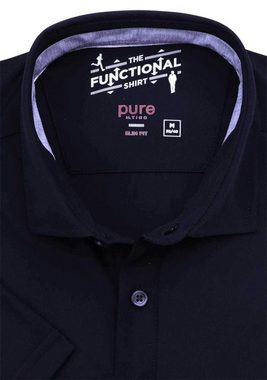 Hatico Poloshirt schwarz regular fit (1-tlg)