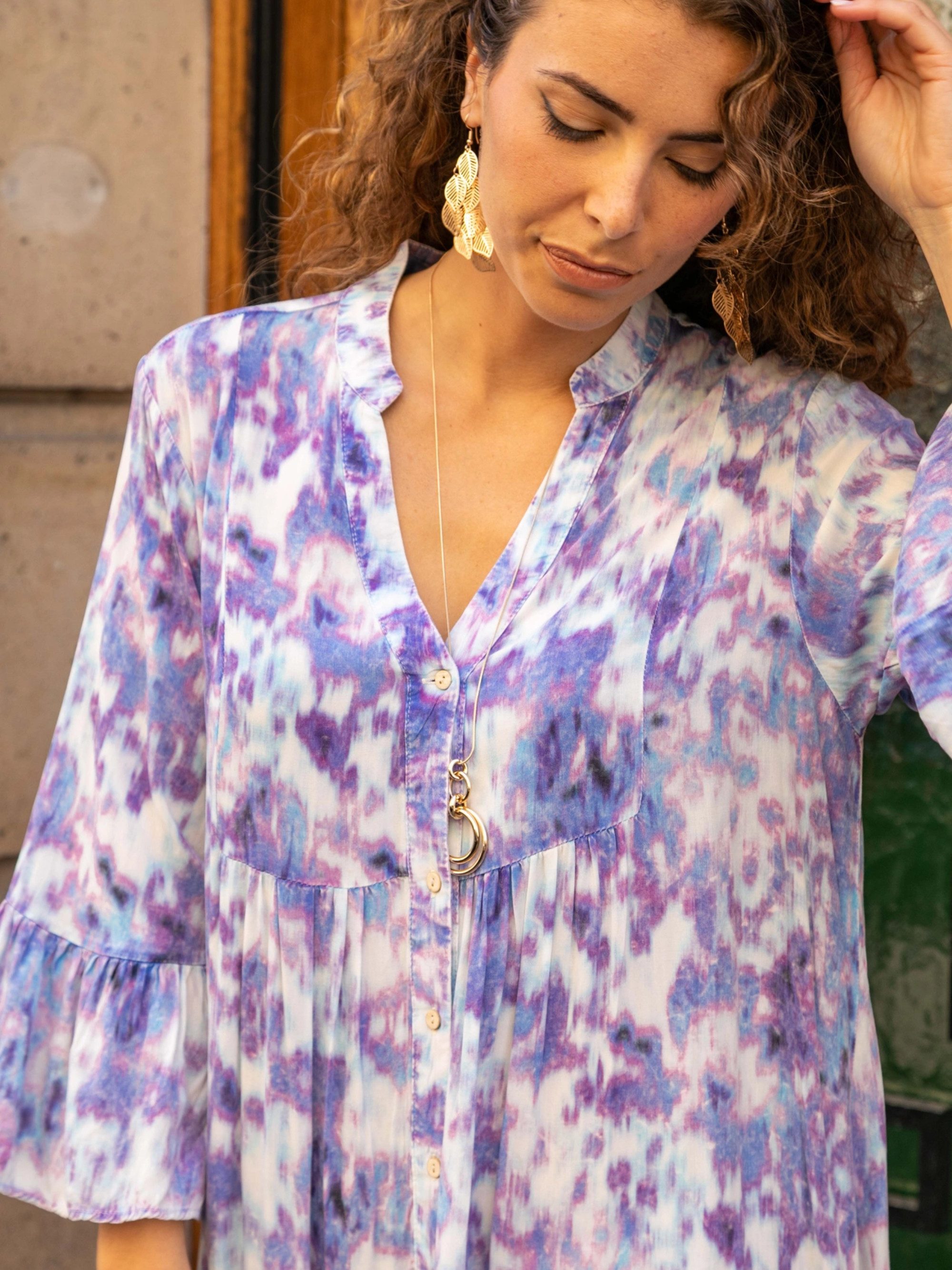 ANNIS Fashion & Accessoires Tunikakleid "FLORENTINE" günstig online kaufen