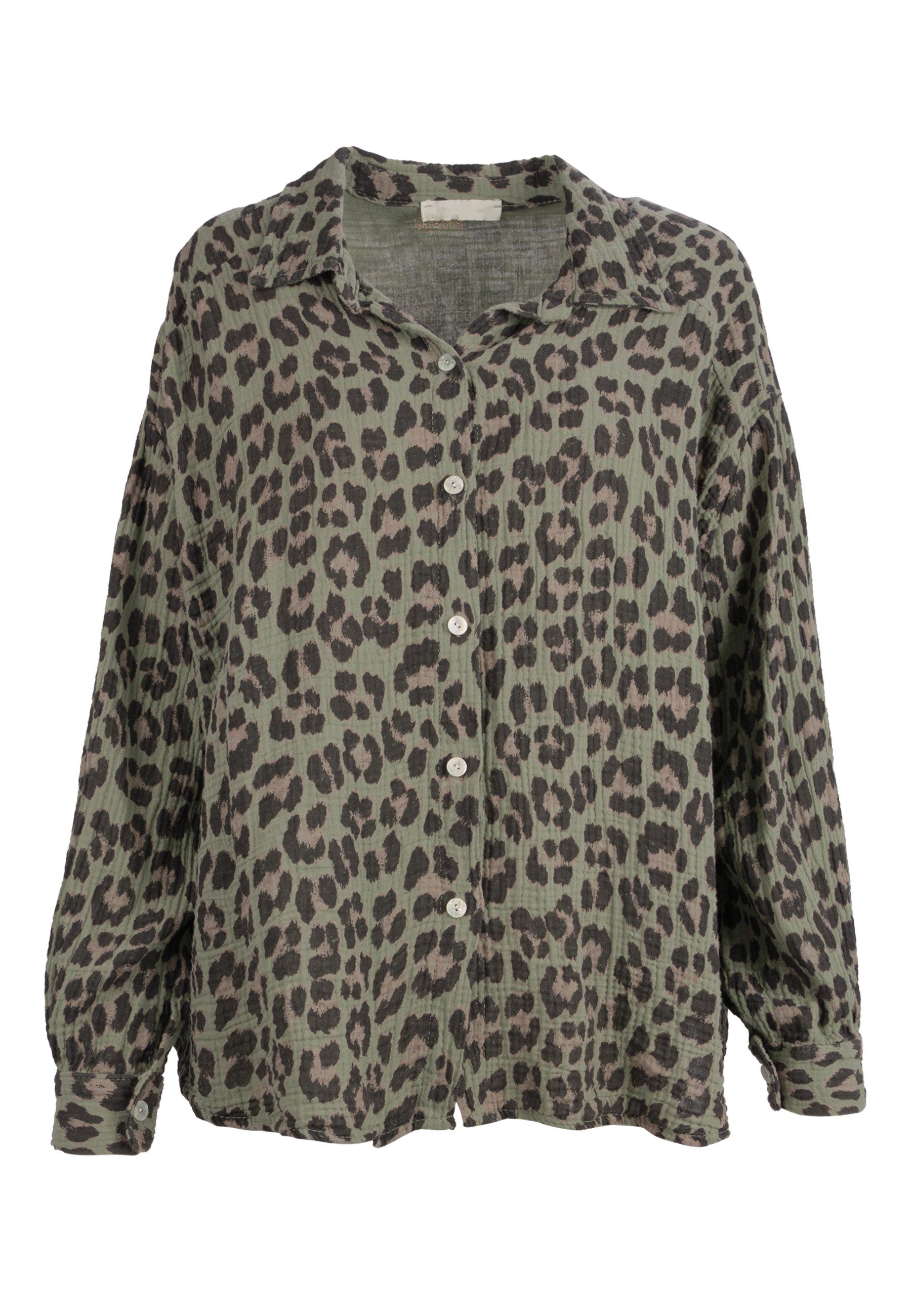 Seasons of April Hemdbluse LEO QUEEN MUSSELIN OVERSIZED Oversized Musselin günstig online kaufen