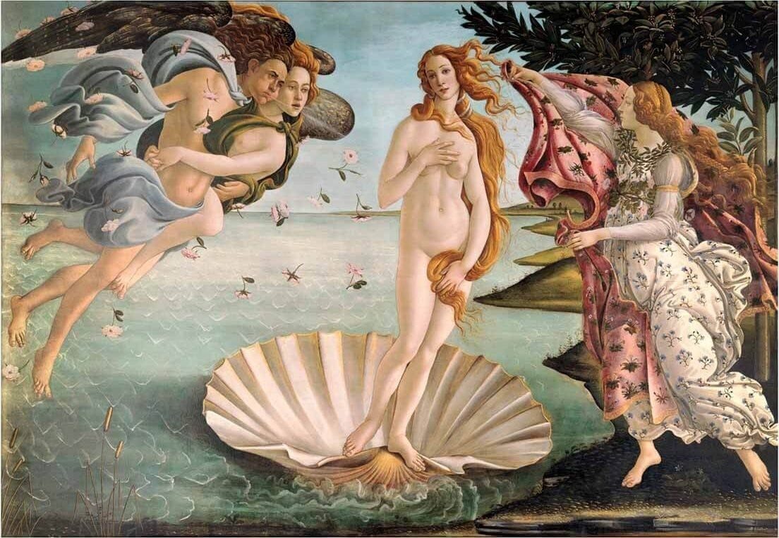 ANATOLIAN Puzzle ANATOLIAN Puzzle Zrození Venuše 2000 dílků, Puzzleteile