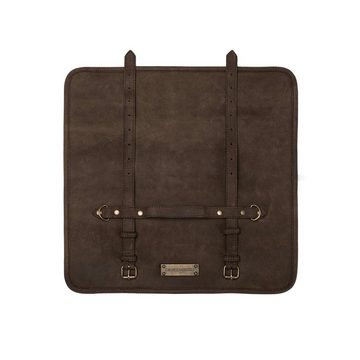 DRAKENSBERG Messertasche Messertasche »Blade« Kaffee-Braun, Rollbares Messer-Etui im Vintage-Design, handgemacht aus Büffelleder